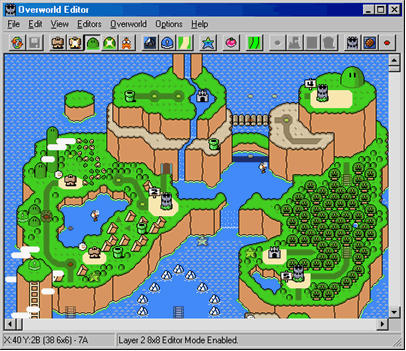 Super Mario World Editor de niveles